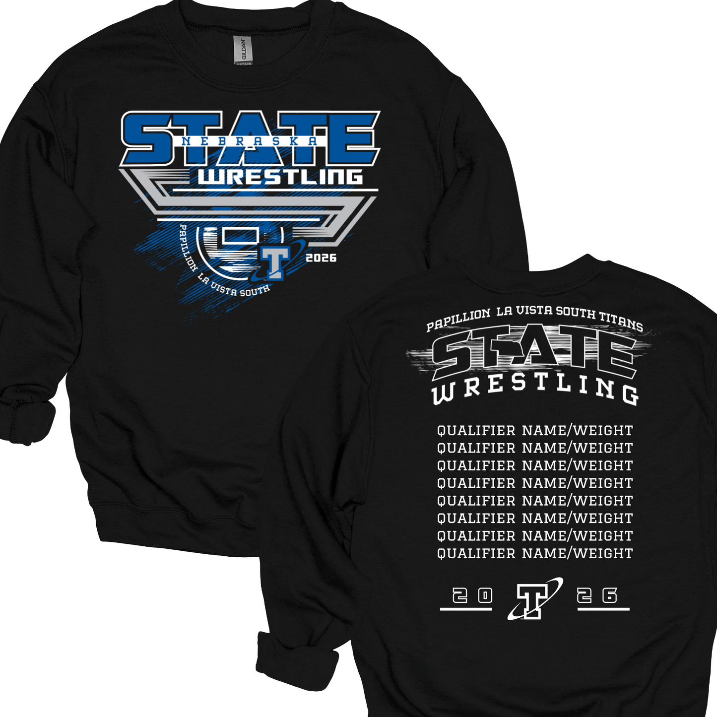 PLSHS Boys State Wrestling | Crewneck Sweatshirt