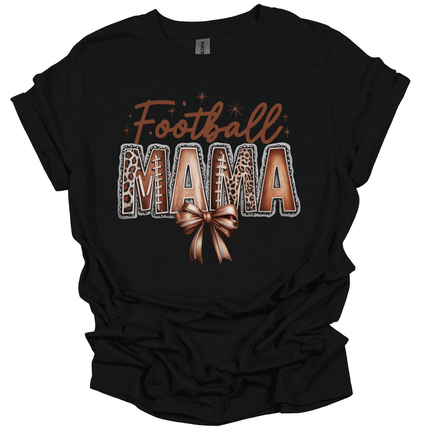 Football Mama - Bow & Leopard Edition