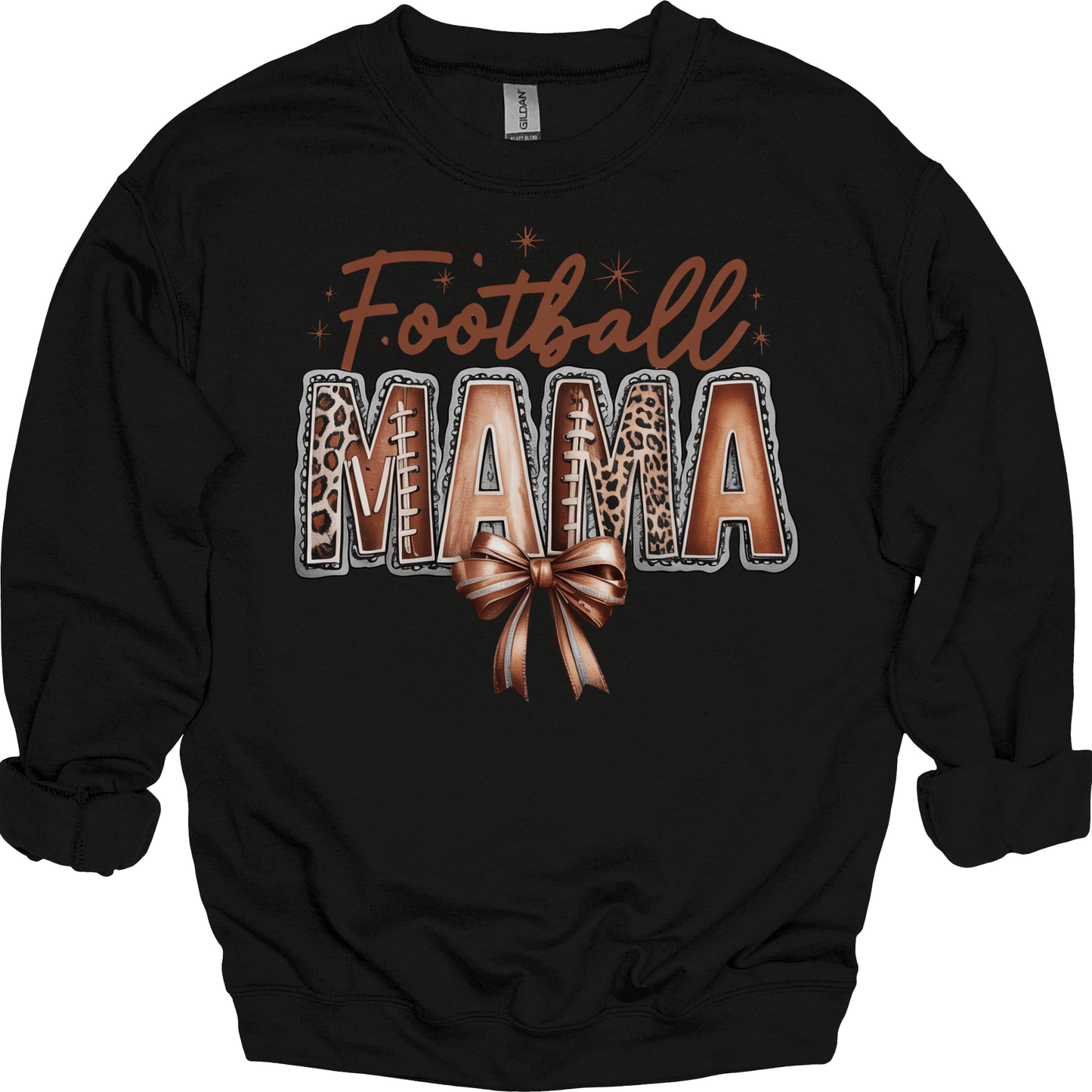 Football Mama - Bow & Leopard Edition