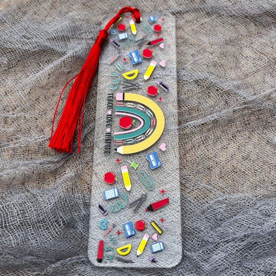 Teach Love Inspire Bookmark