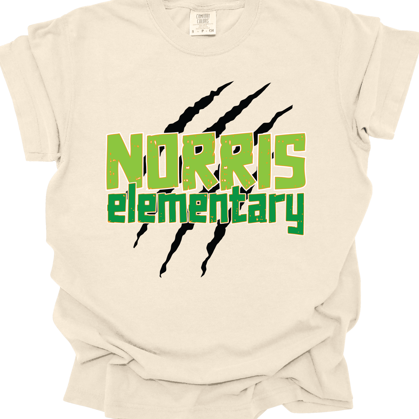 Norris Claw Marks Comfort Colors T-Shirt | Adult Only