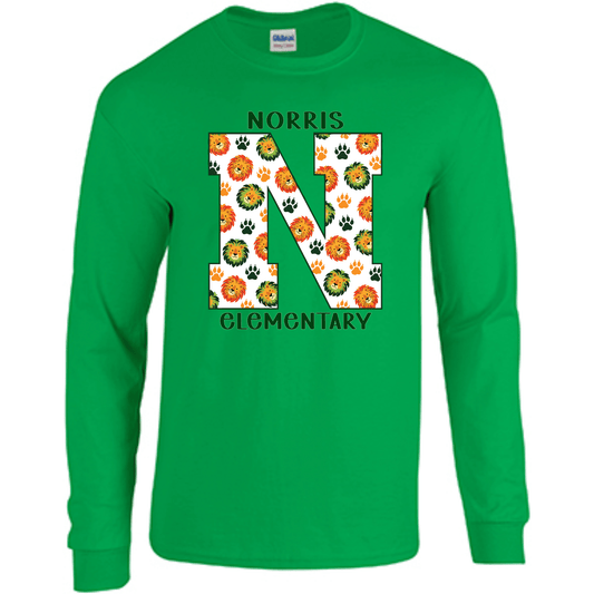 Norris Varsity N Long Sleeve T-Shirt | Youth & Adult