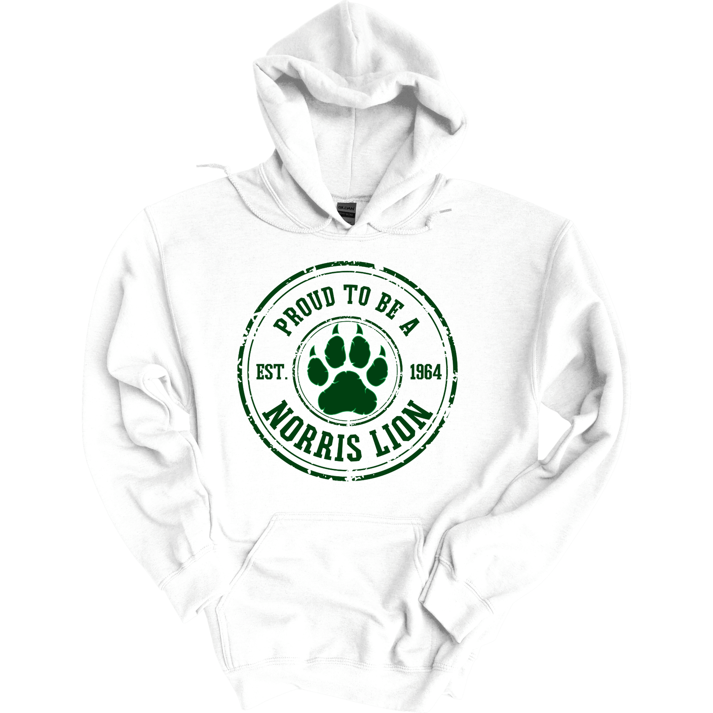 Norris Vintage Stamp Hoodie Sweatshirt | Youth & Adult
