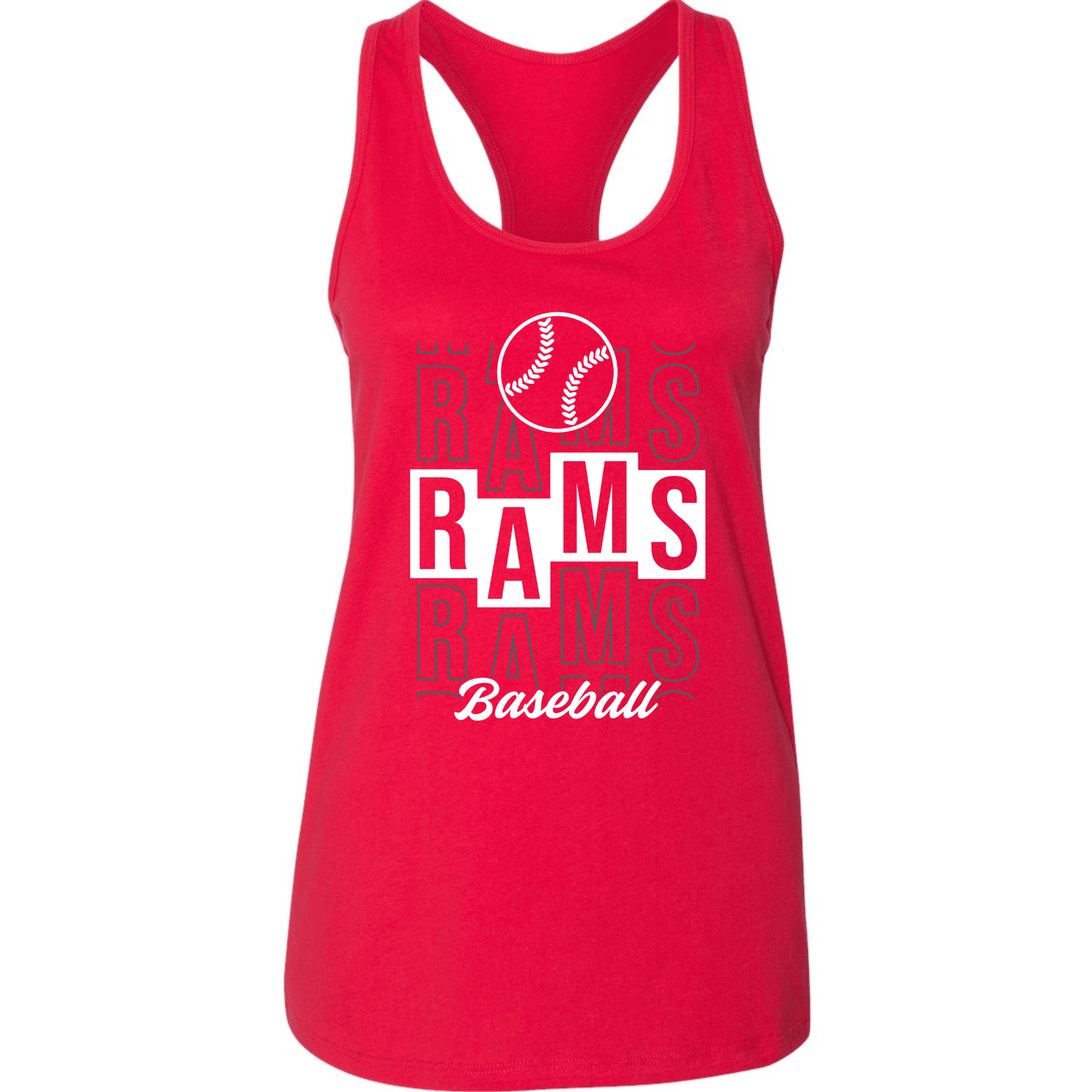Ralston Rams Baseball Stacked Jersey Tanktop - Bella+Canvas