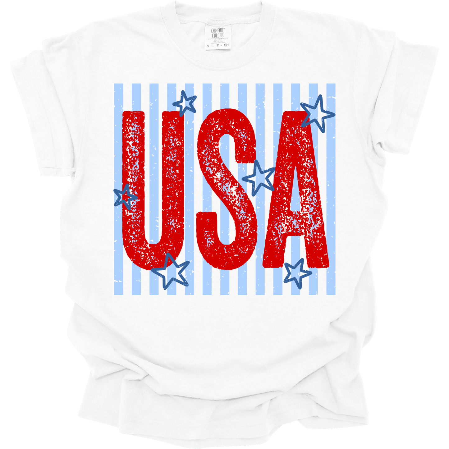Vintage USA Patriotic Graphic Tee