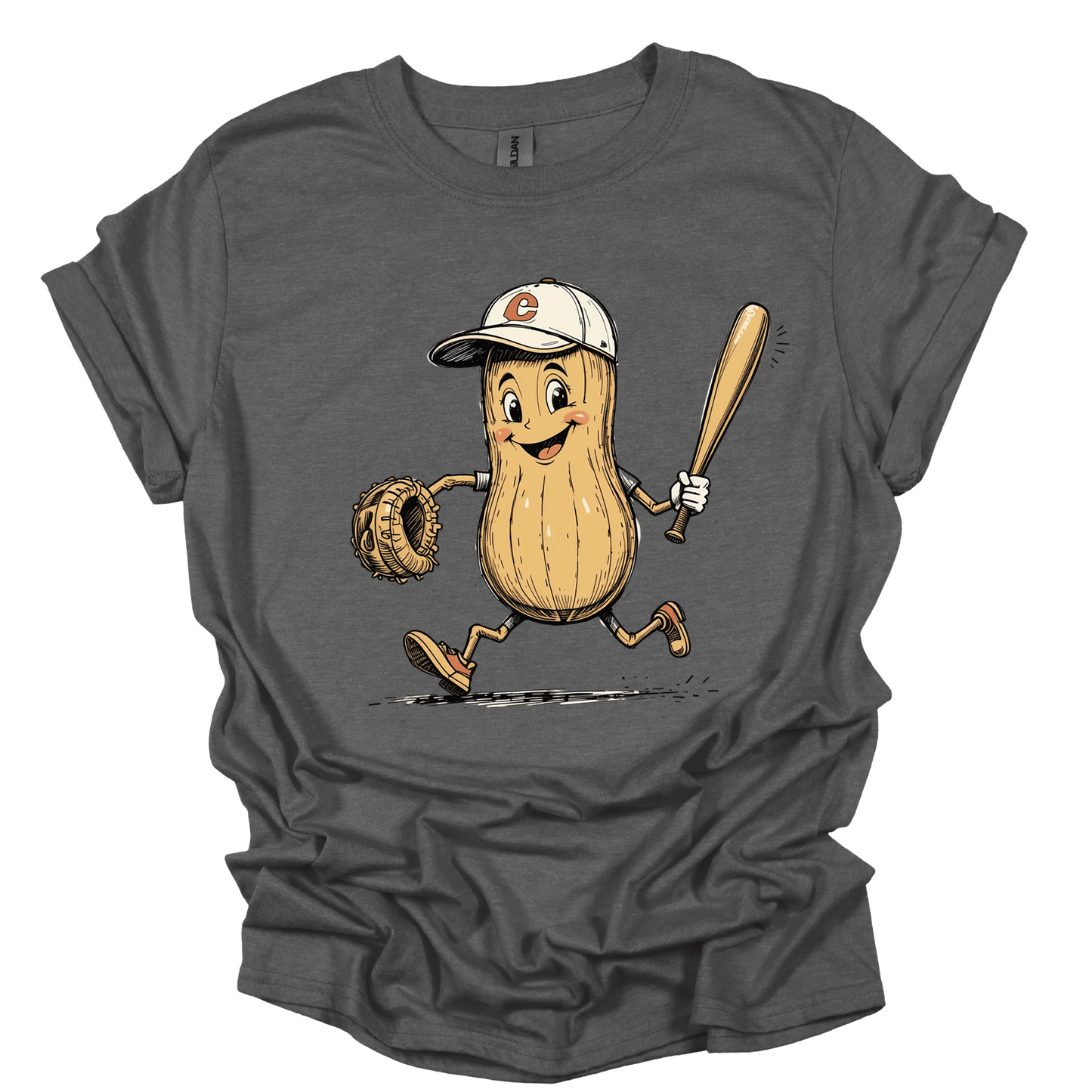 Peanut Baseball Player | Youth & Adult