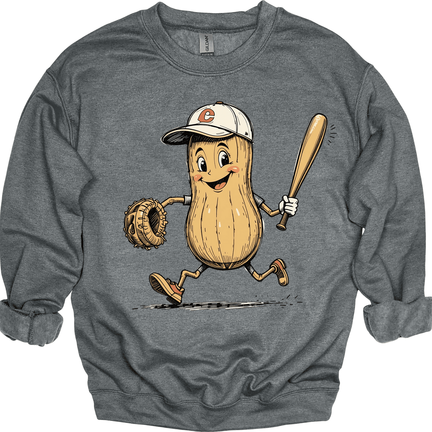 Peanut Baseball Player | Youth & Adult