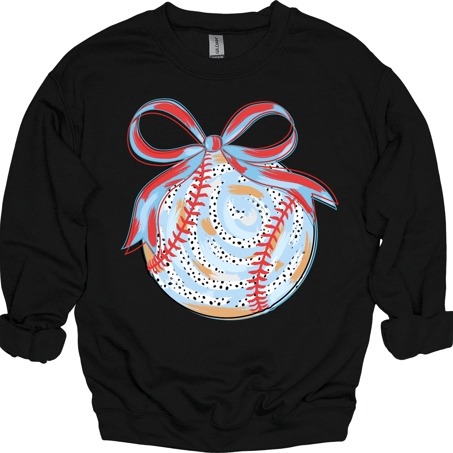 Coquette Brushstroke Baseball