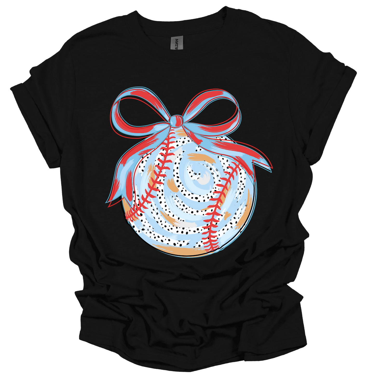 Coquette Brushstroke Baseball