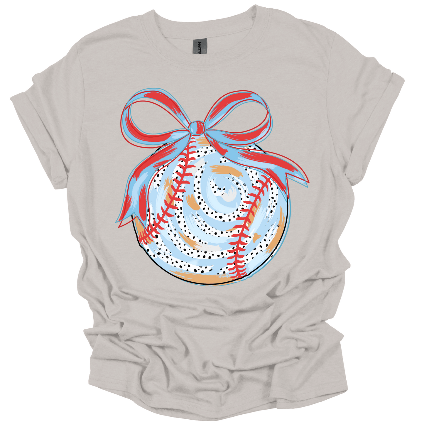 Coquette Brushstroke Baseball