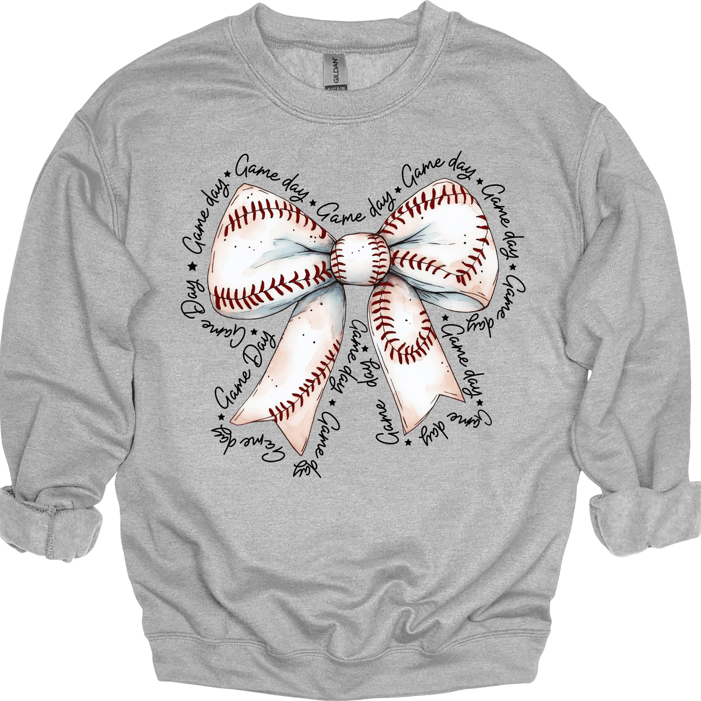 Baseball Bow Game Day