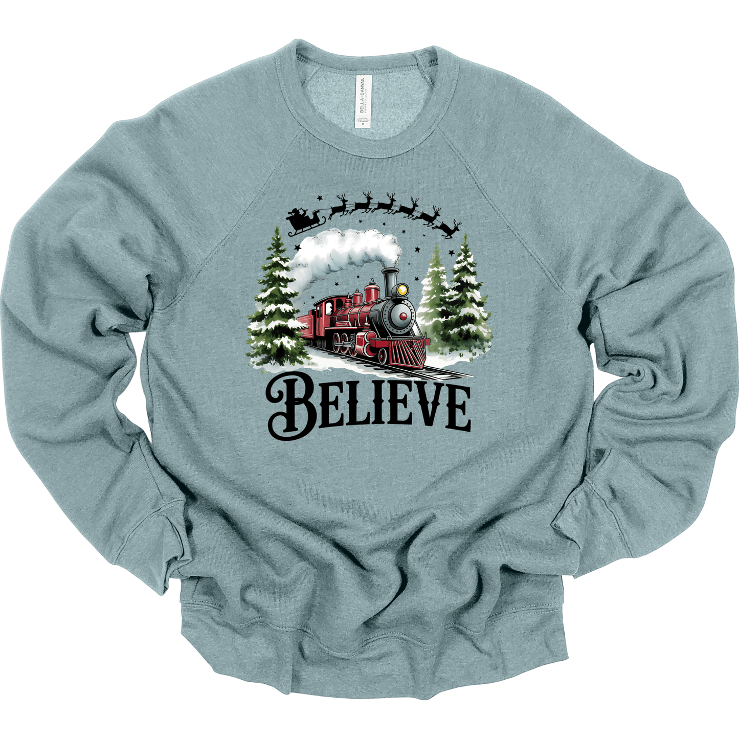 Believe Christmas Train – North Pole Express Vintage Holiday