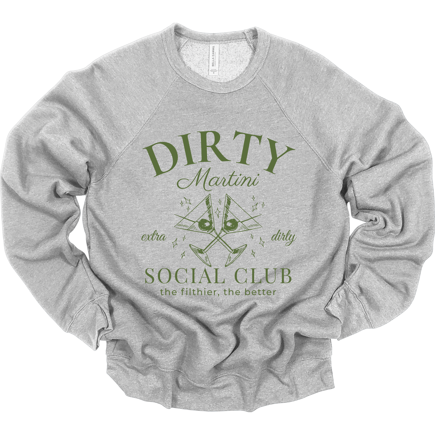 Martini Club: Bella + Canvas Crewneck Sweatshirt