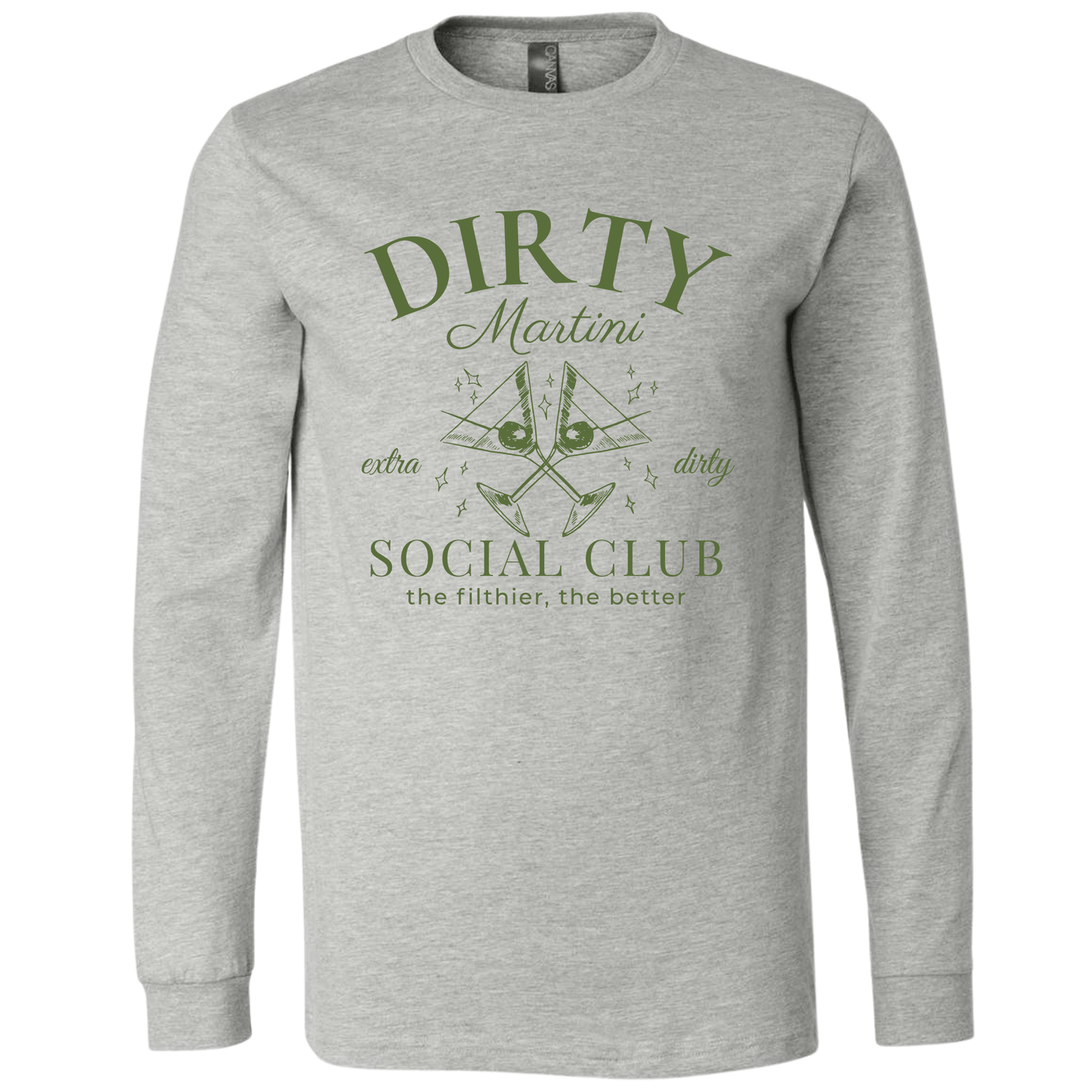 Martini Club: Bella + Canvas Long Sleeve Tee