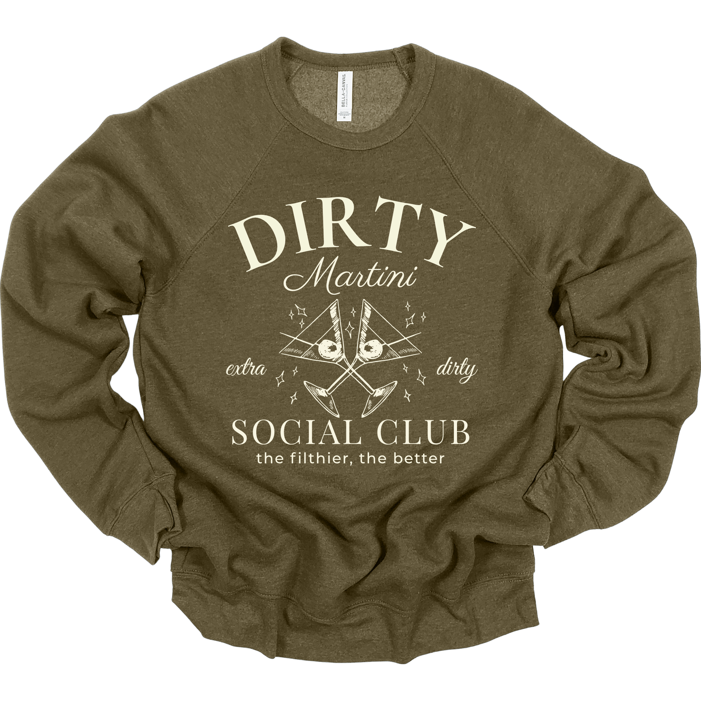 Martini Club: Bella + Canvas Crewneck Sweatshirt