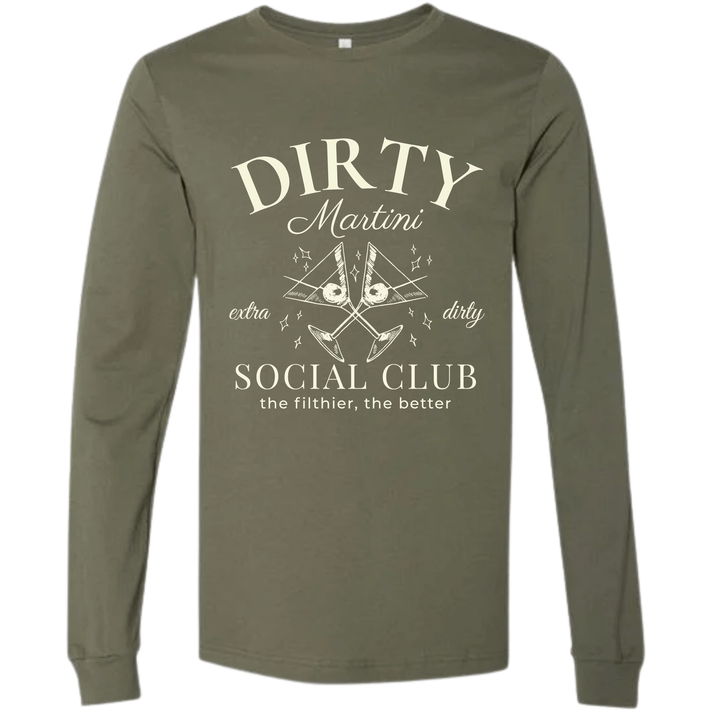 Martini Club: Bella + Canvas Long Sleeve Tee