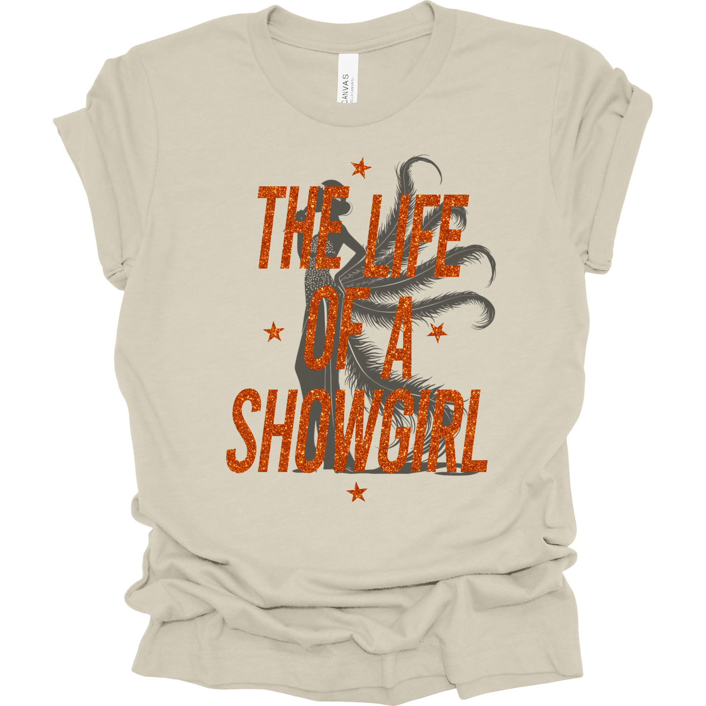 The Life Of A Showgirl (with Silhouette) T-Shirt | Youth & Adult