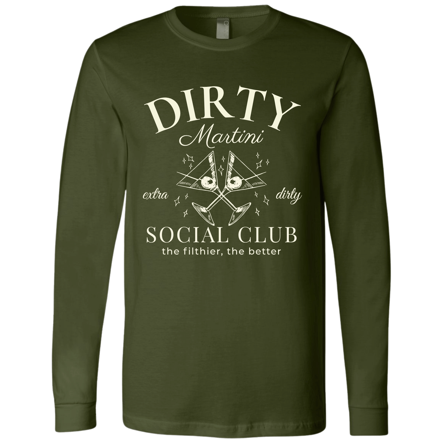Martini Club: Bella + Canvas Long Sleeve Tee