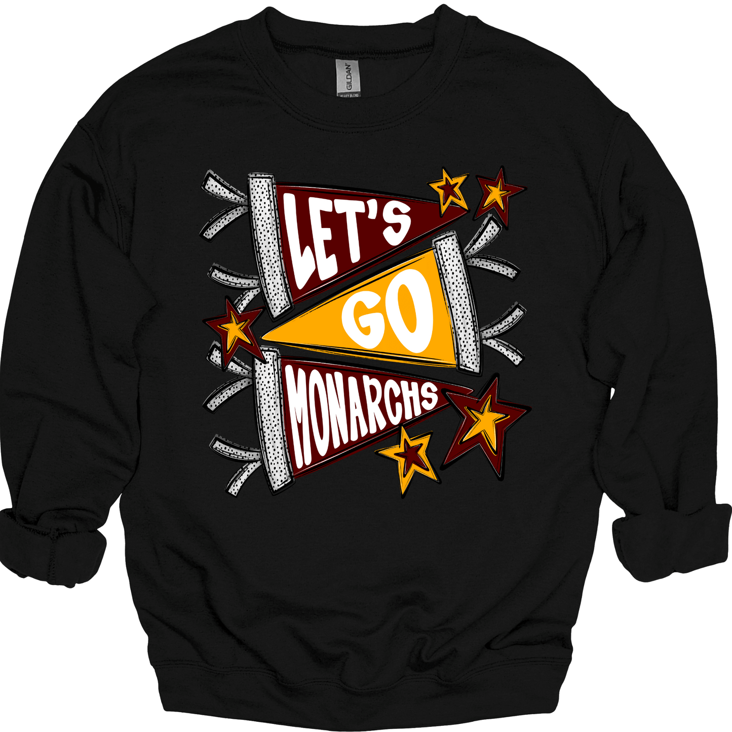 Let's Go Monarchs Crewneck | Youth & Adult