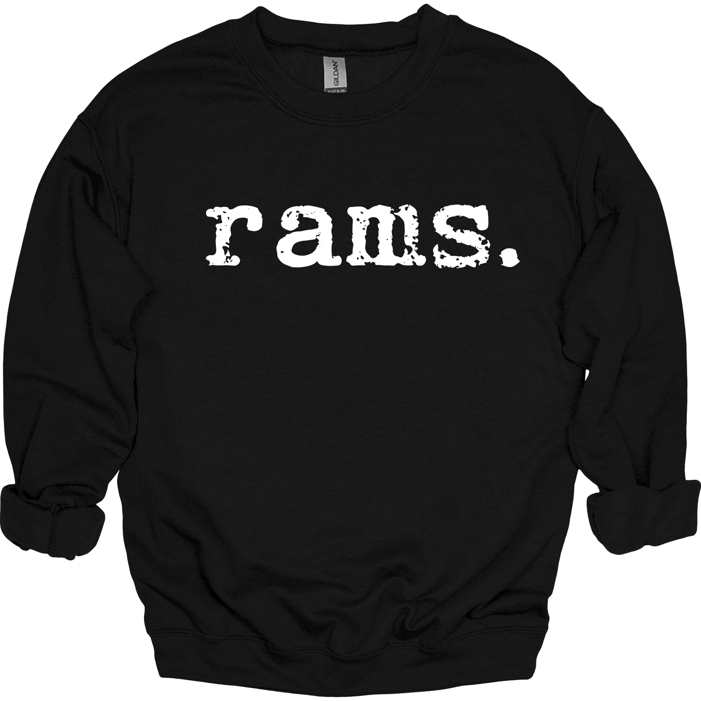 Rams Typewriter Crewneck | Youth & Adult