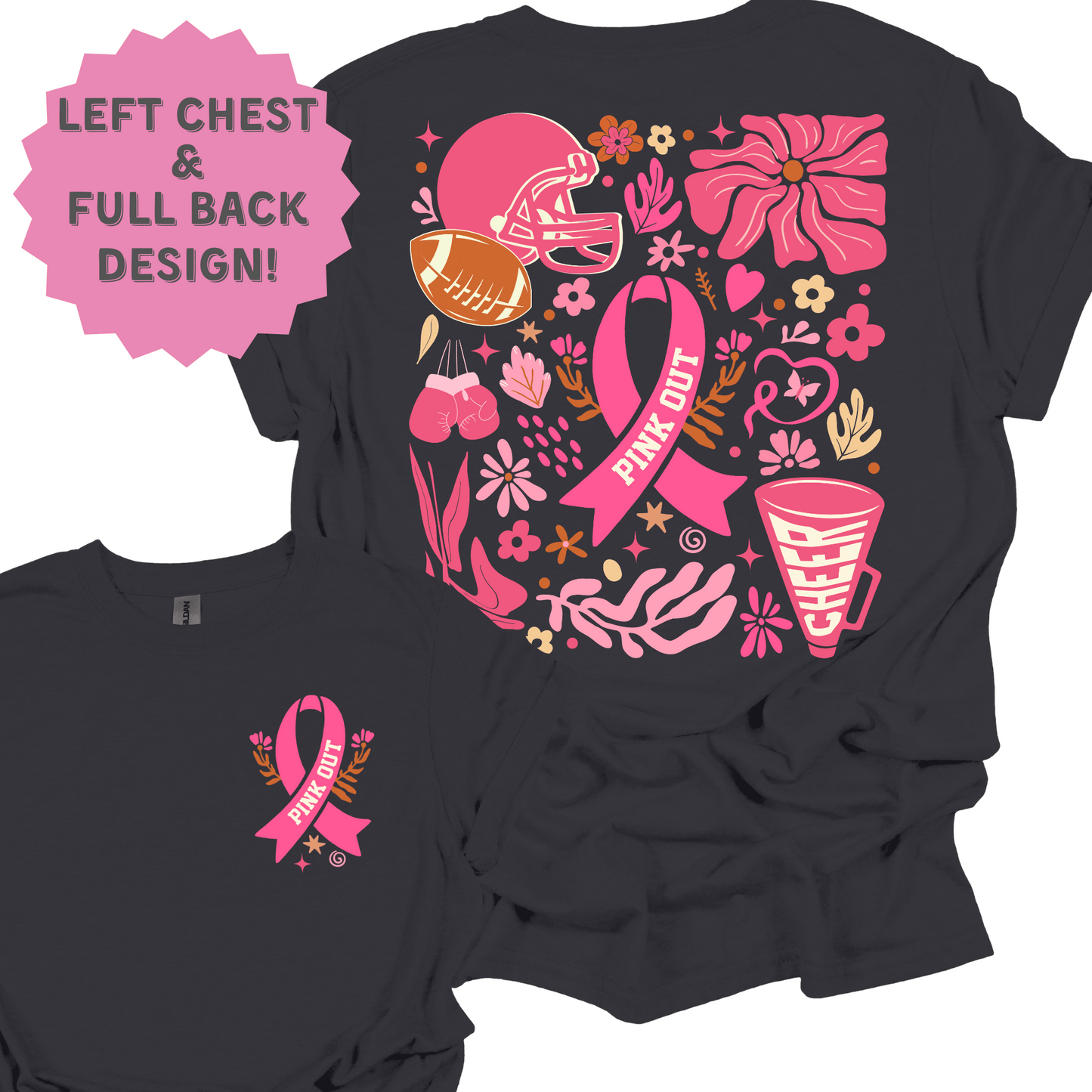 Pink Out Football - Cheer & Fight Edition