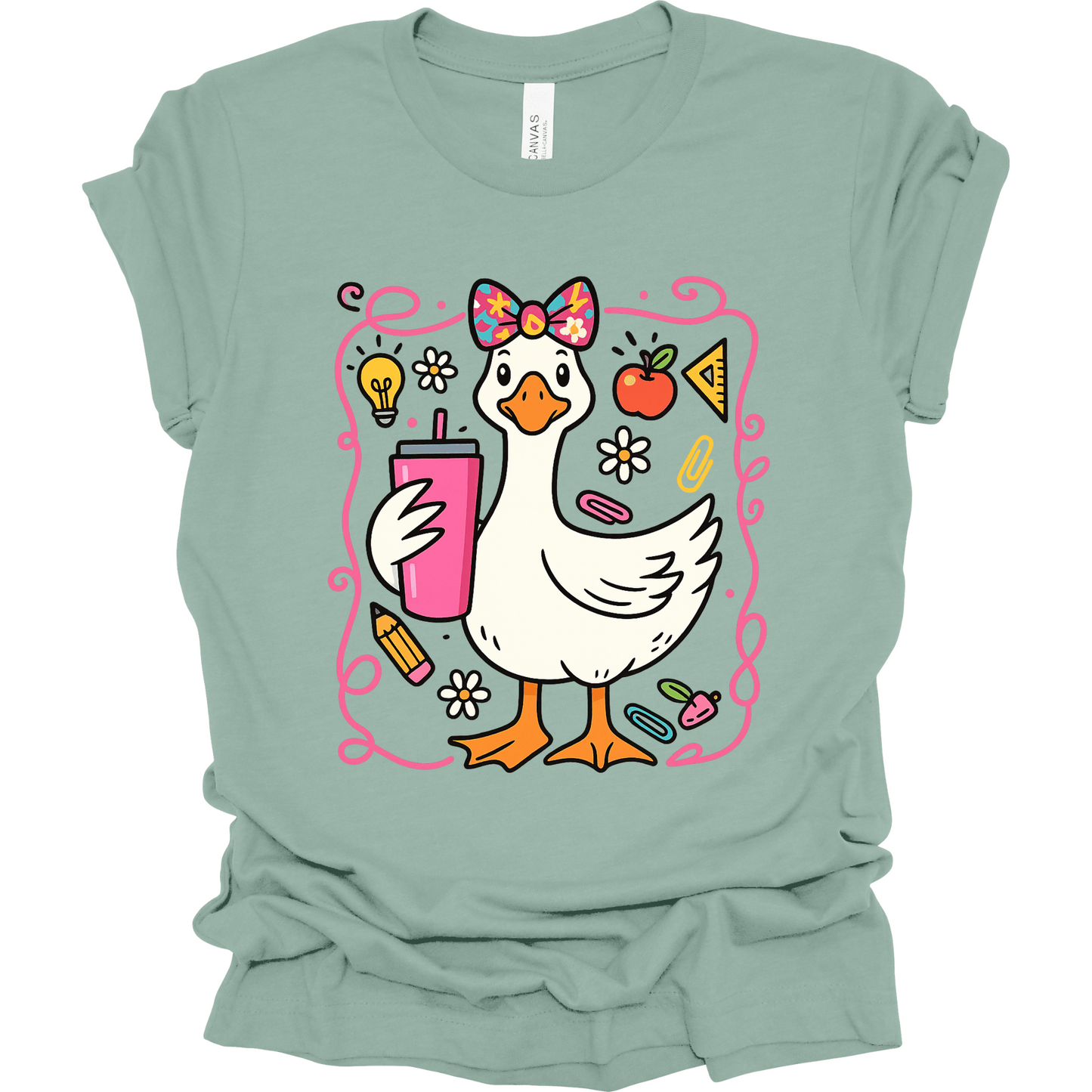 Coquette Silly Goose Teacher Tee