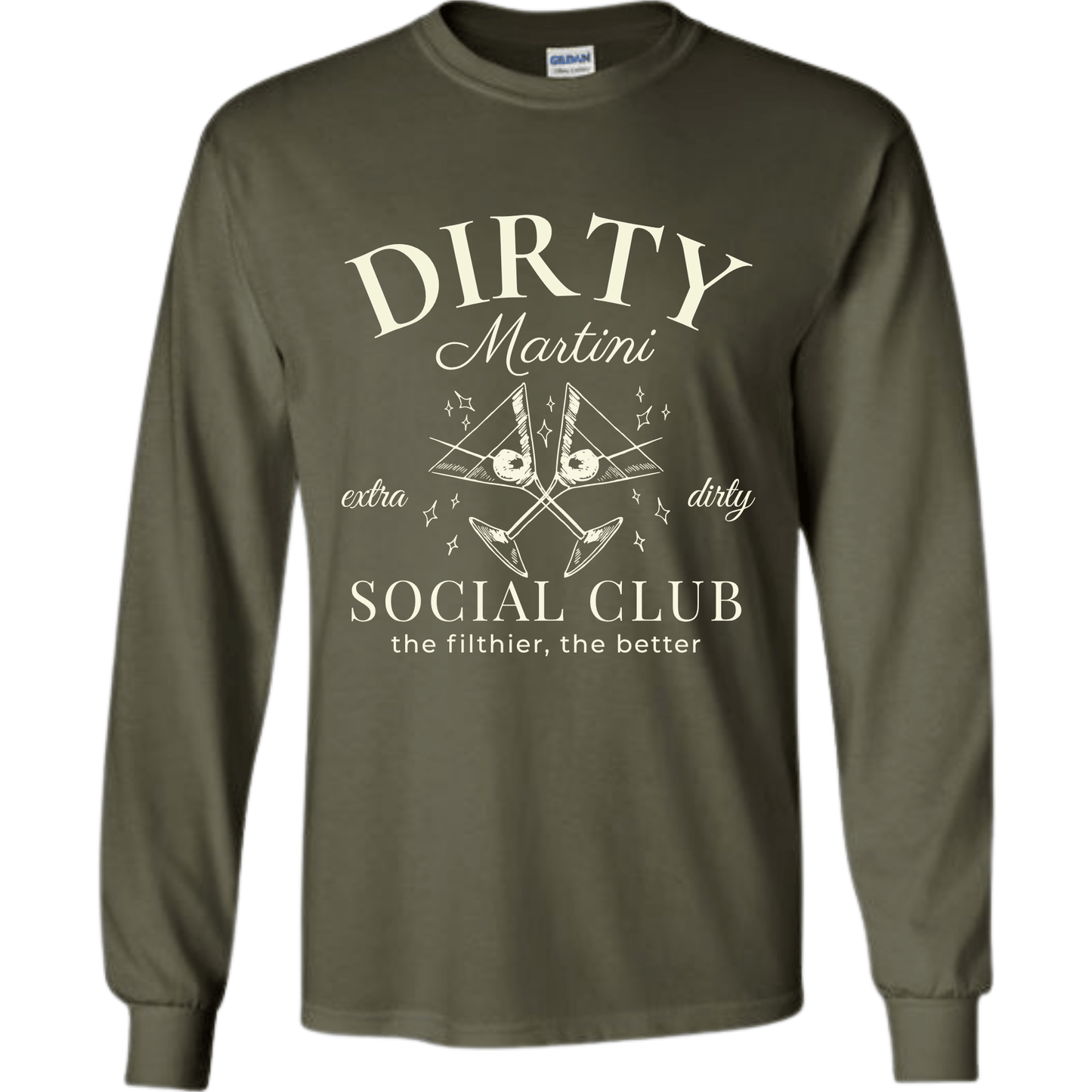 Martini Club: Gildan Long Sleeve T-Shirt