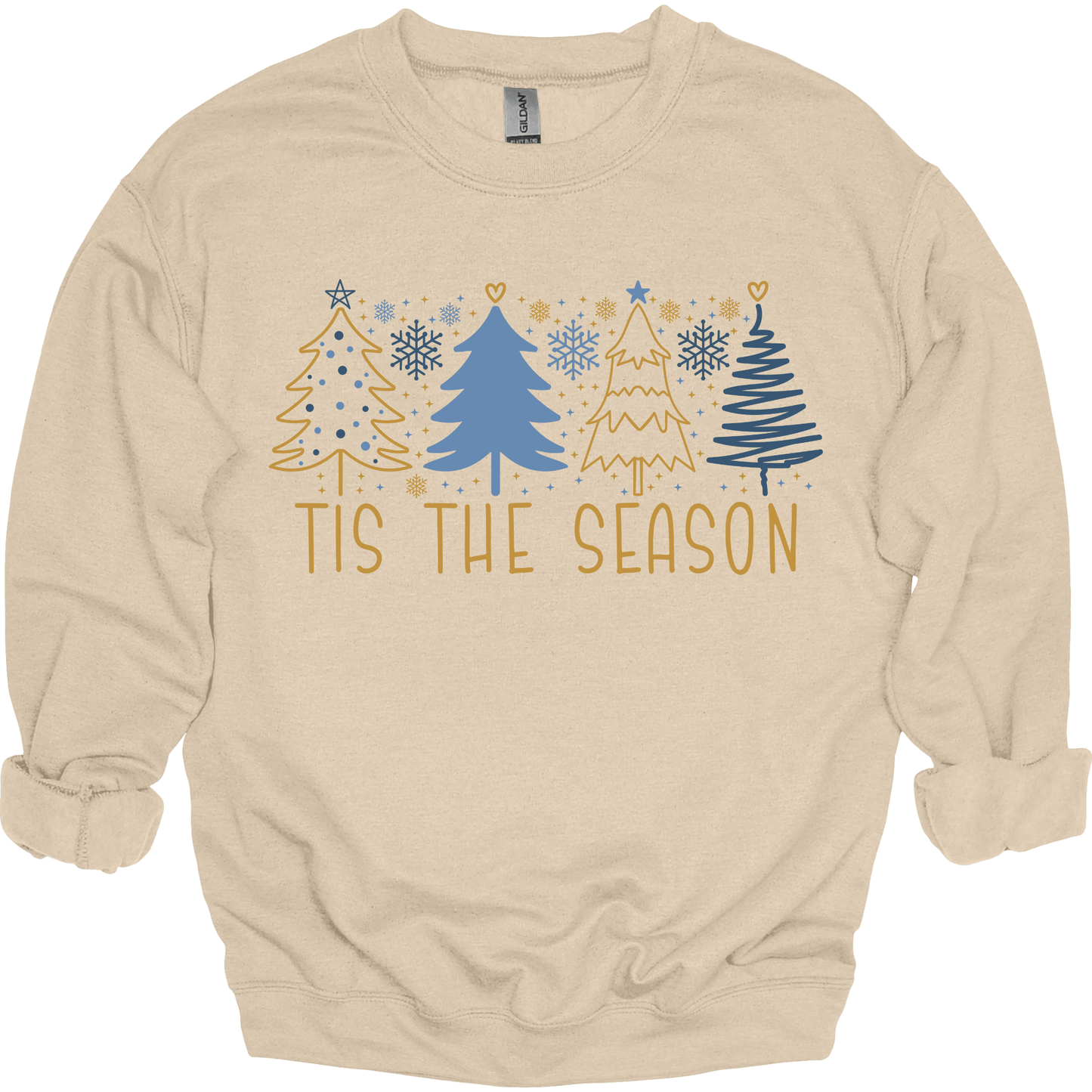 Tis the Season Christmas Tree Doodles