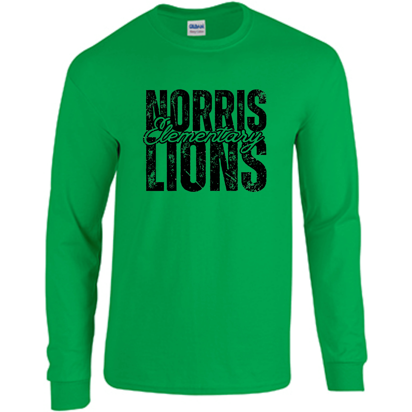 Norris Elementary Lions Grunge Long Sleeve T-Shirt | Youth & Adult