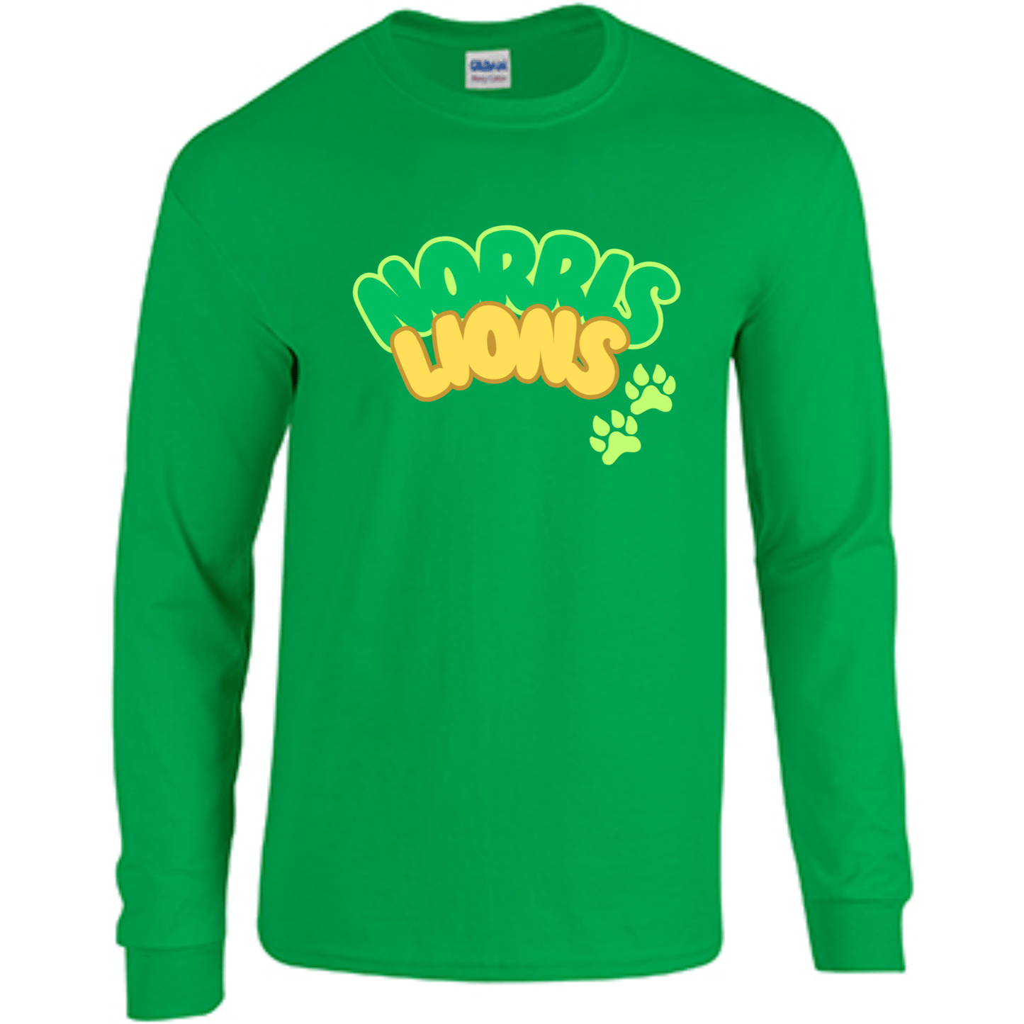 Norris Lions Bubble Letters Long Sleeve T-Shirt | Youth & Adult
