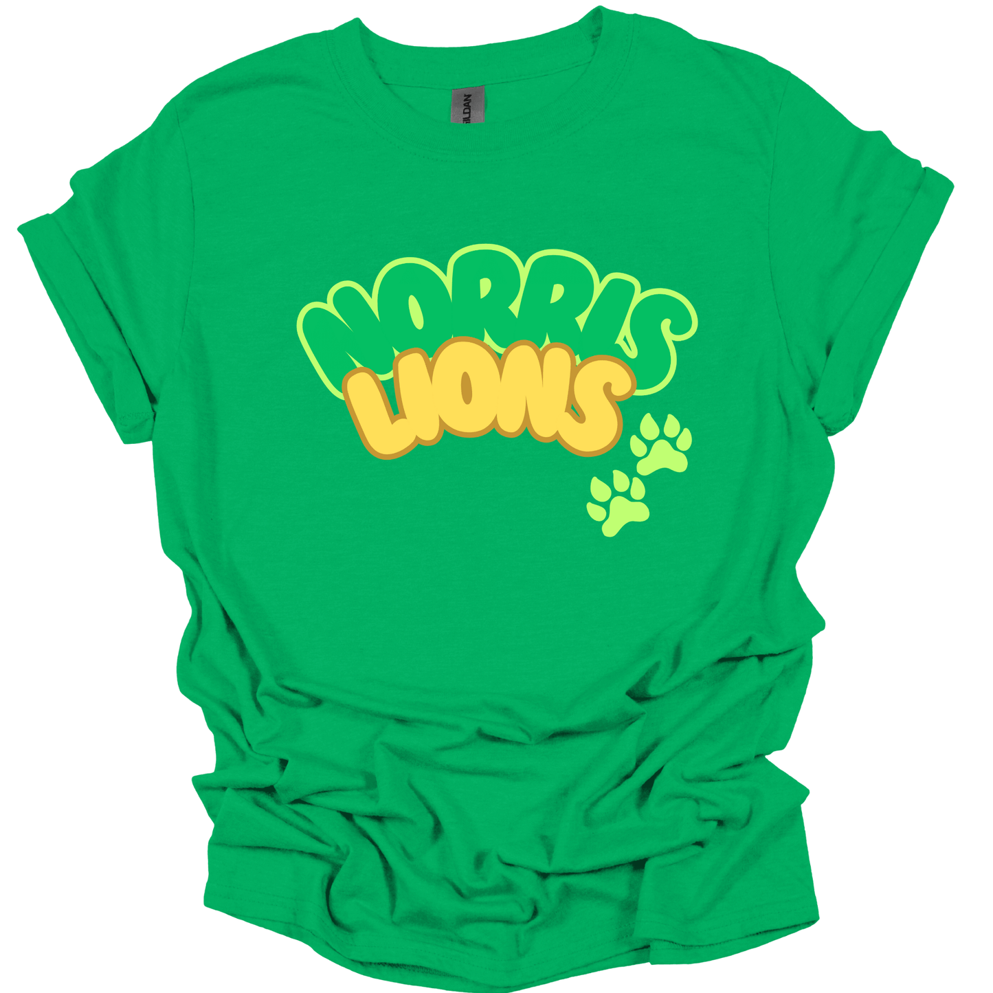 Norris Lions Bubble Letters T-Shirt | Youth & Adult