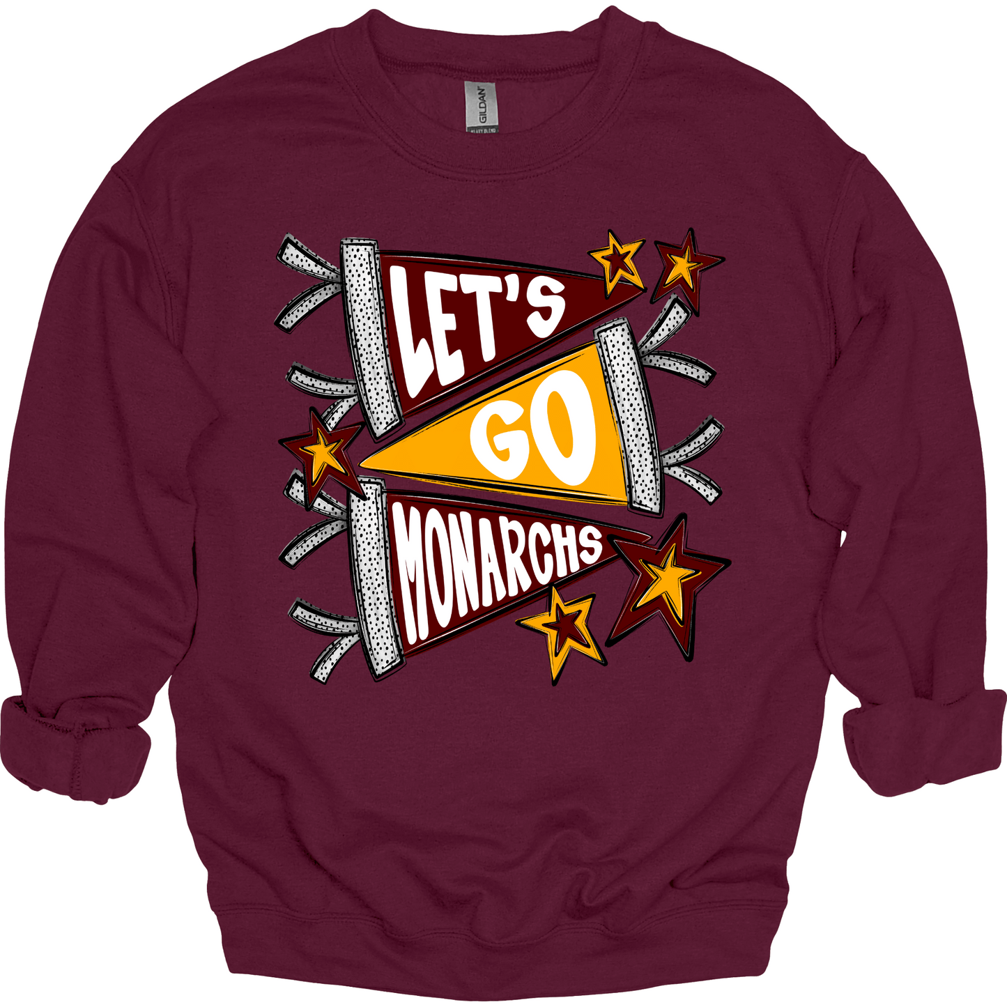 Let's Go Monarchs Crewneck | Youth & Adult