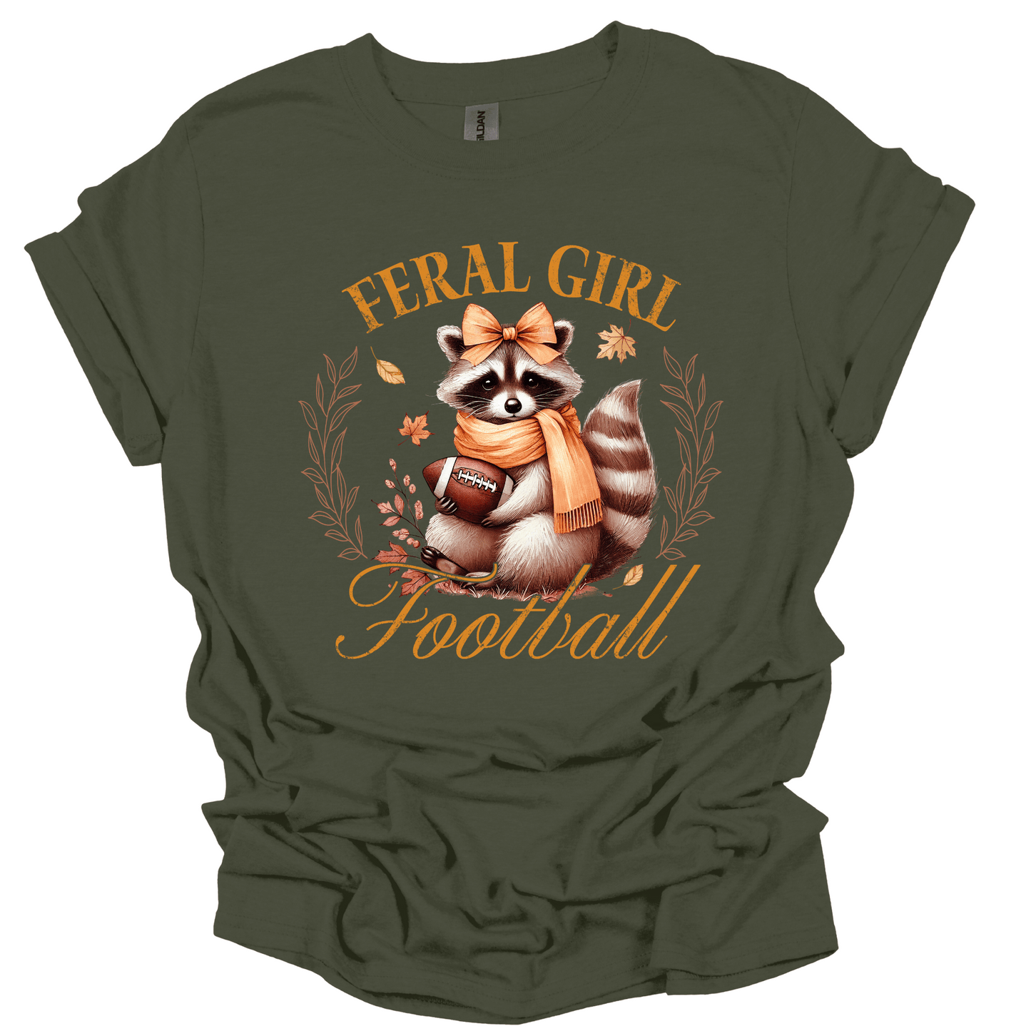 Feral Girl Football - Fall Raccoon Edition