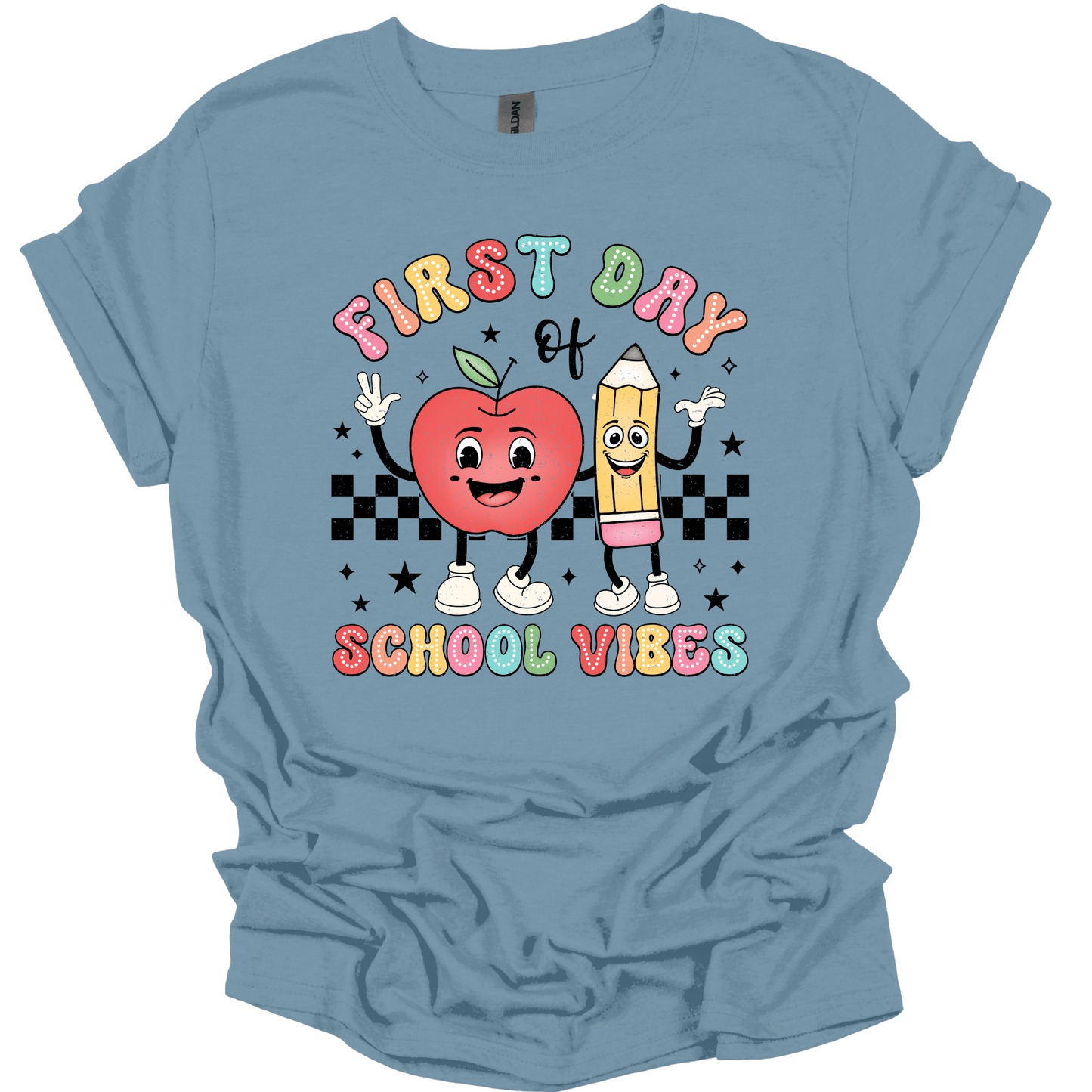 First Day Of School Vibes Tee | Youth & Adult