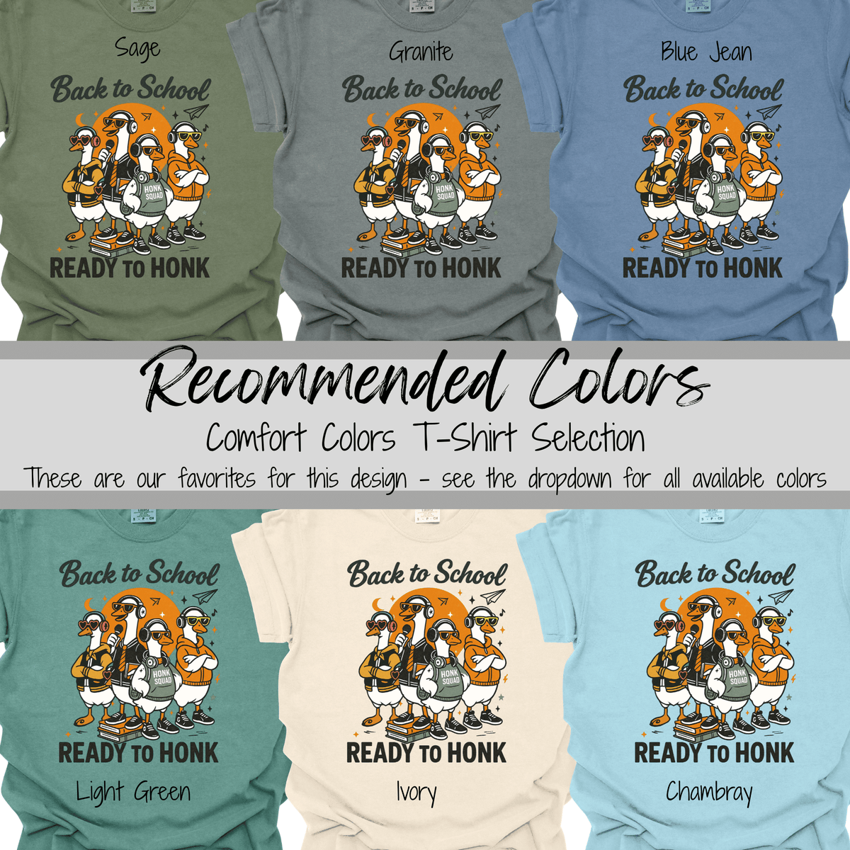 Back to School | Honk Squad Goose Graphic Tee