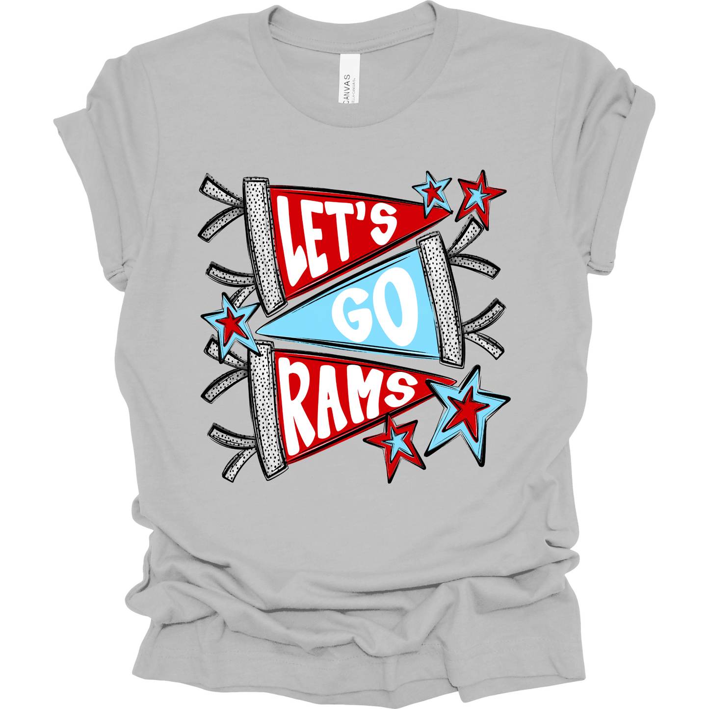 Let's Go Rams T-Shirt | Youth & Adult