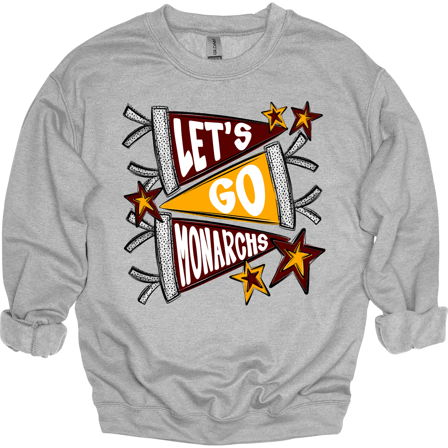Let's Go Monarchs Crewneck | Youth & Adult