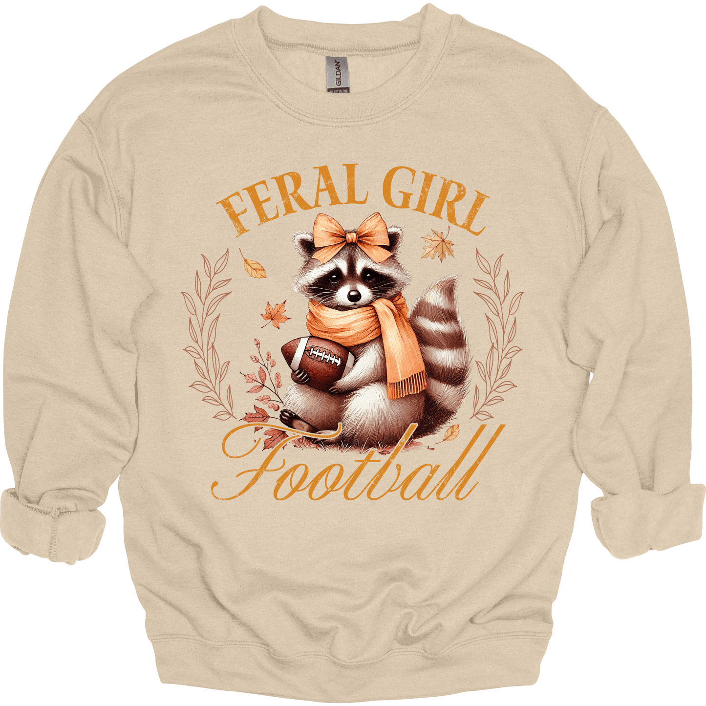 Feral Girl Football - Fall Raccoon Edition