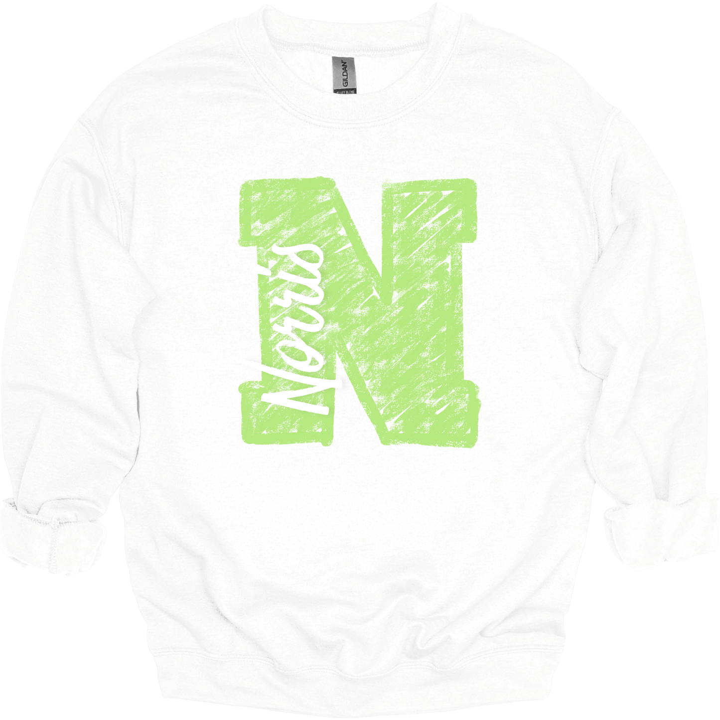 Chalk Norris N Ver. 2 Crewneck Sweatshirt | Youth & Adult