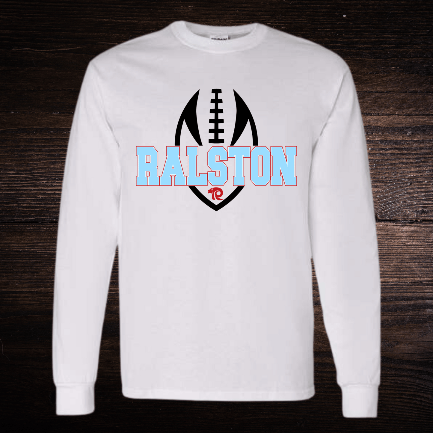 Ralston Rams Football - Adult Unisex Cotton Long Sleeve T-Shirt