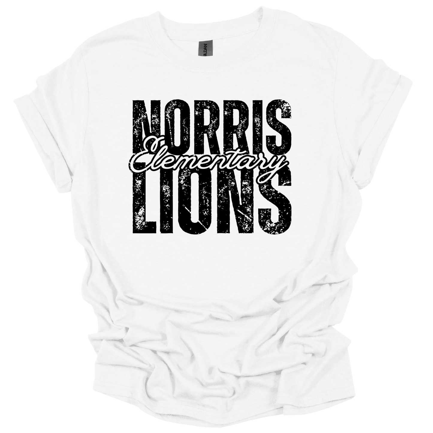 Norris Elementary Lions Grunge T-Shirt | Youth & Adult