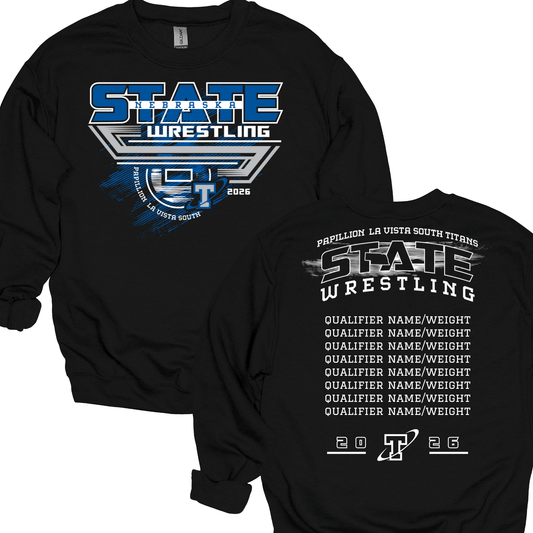 PLSHS Boys State Wrestling | Crewneck Sweatshirt