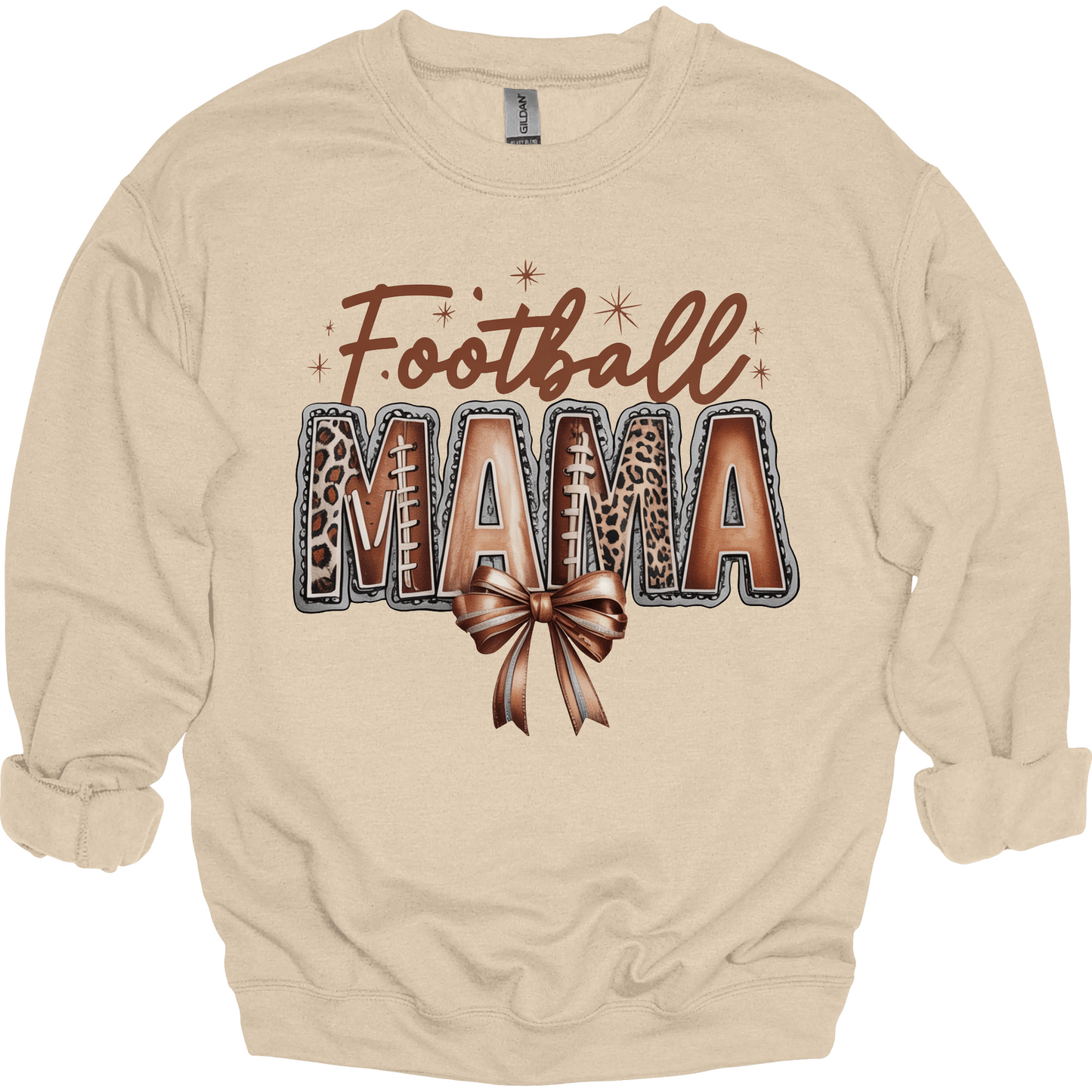 Football Mama - Bow & Leopard Edition