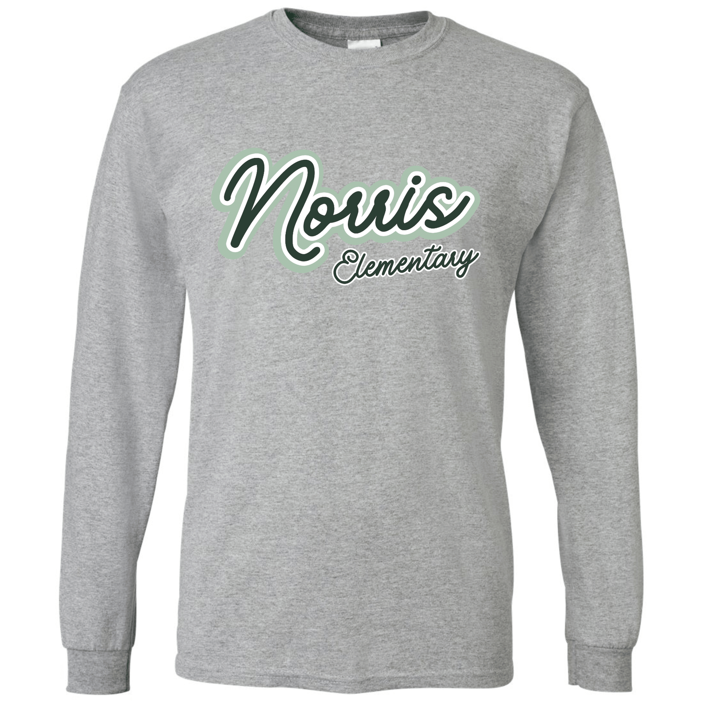 Norris Script Long Sleeve T-Shirt | Youth & Adult