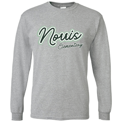 Norris Script Long Sleeve T-Shirt | Youth & Adult