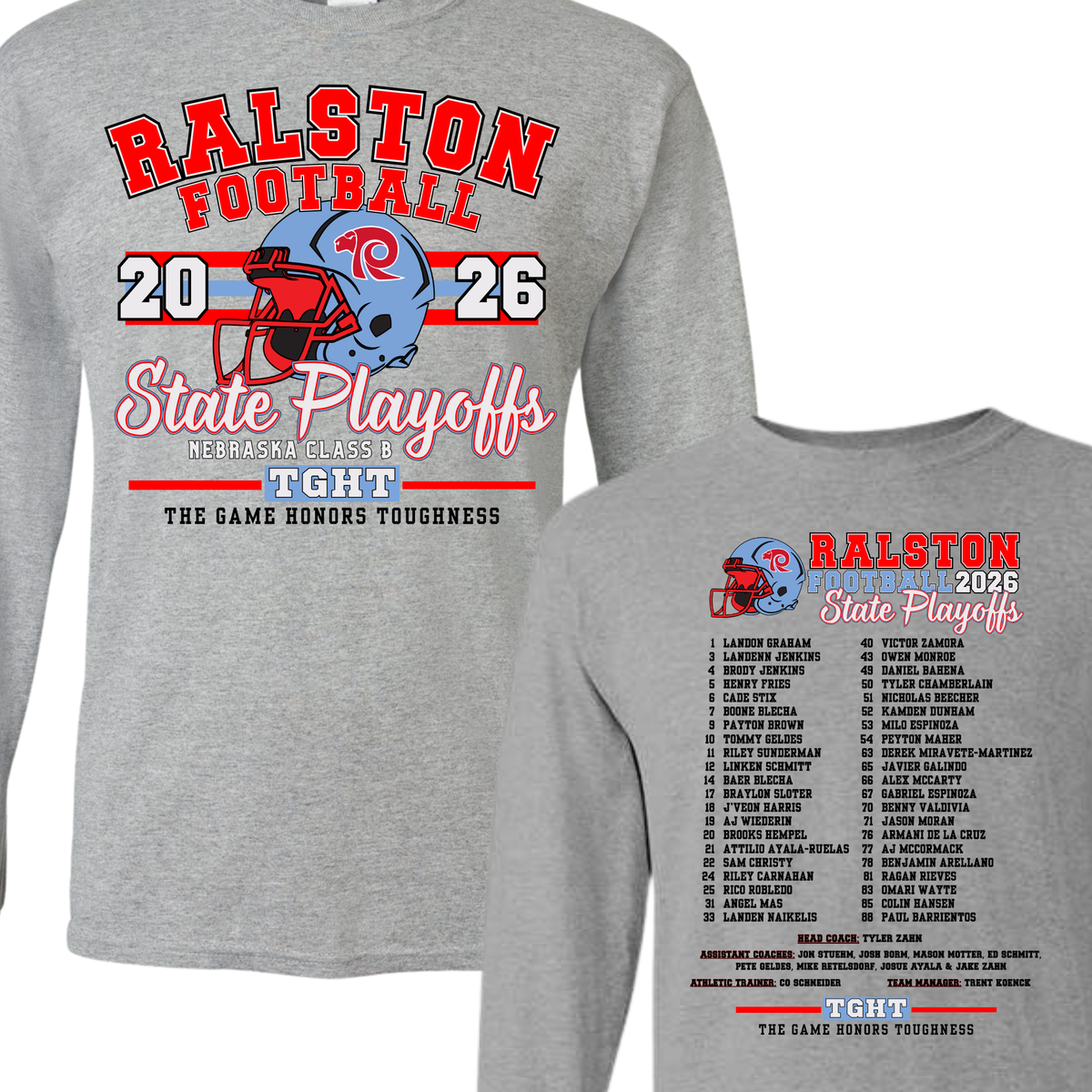 2026 Ralston Football Playoffs | Long Sleeve T-Shirt