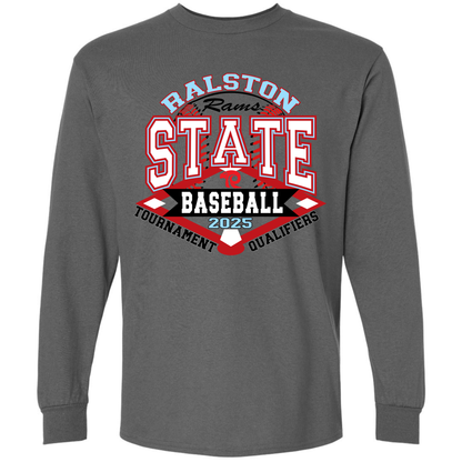 Ralston State Baseball / Gildan Unisex Heavy Cotton (Adult) / Long Sleeve