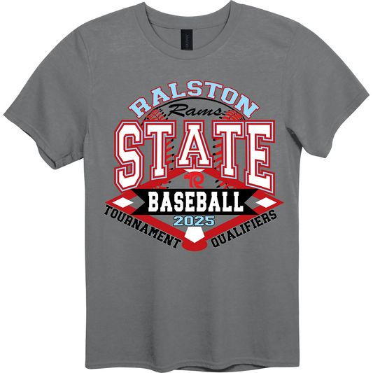Ralston State Baseball / Gildan Unisex Softstyle Cotton (Youth & Adult) / Short Sleeve