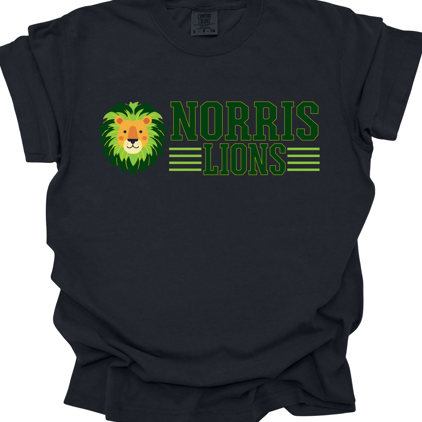 Norris Athletic Lion Comfort Colors T-Shirt | Adult Only