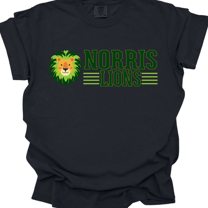 Norris Athletic Lion Comfort Colors T-Shirt | Adult Only